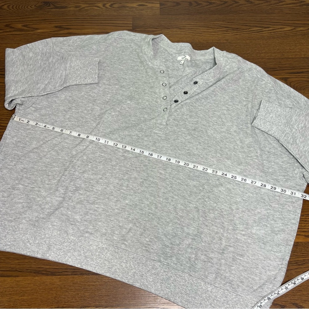 Nwot Maurice’s The Lounge Shop Henley Pullover In Gray Size 4x View 6